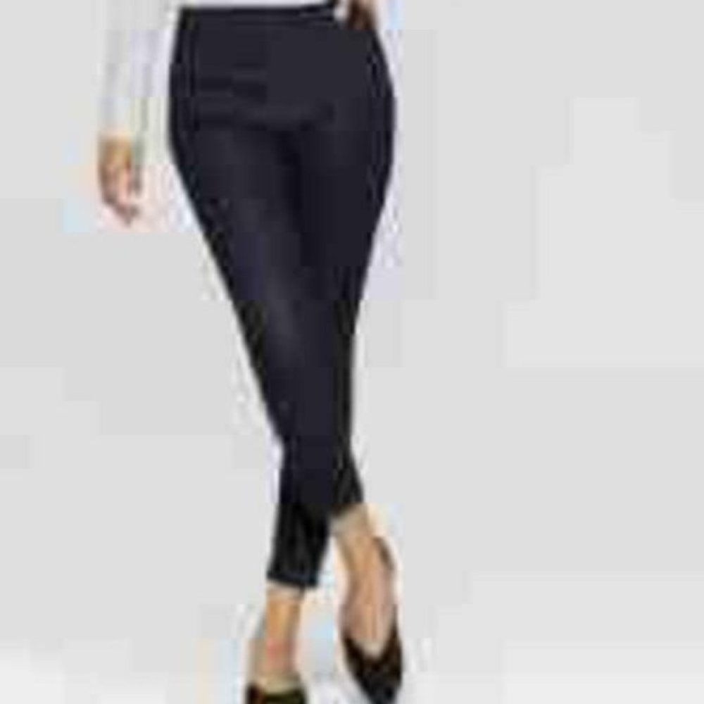 SKINNY HIGH-RIZE DENIM ANKLE PANTS SZ 4